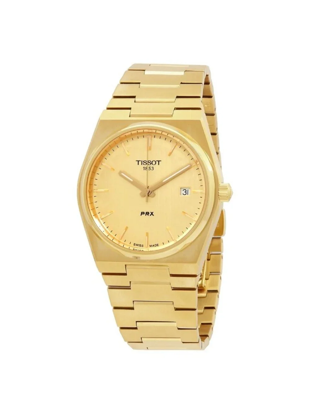 NWT Tissot PRX Quartz Champagne Dial Men's Watch